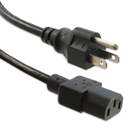 Enet Solutions, Inc. Nema 5-15P To C13 Power Cord Black 15Ft N515-C13-13A-15F-ENC